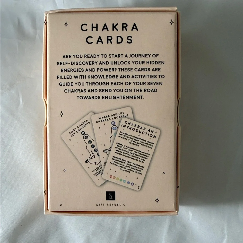 Chakra Cards Set - Cream - Picture 5 of 5